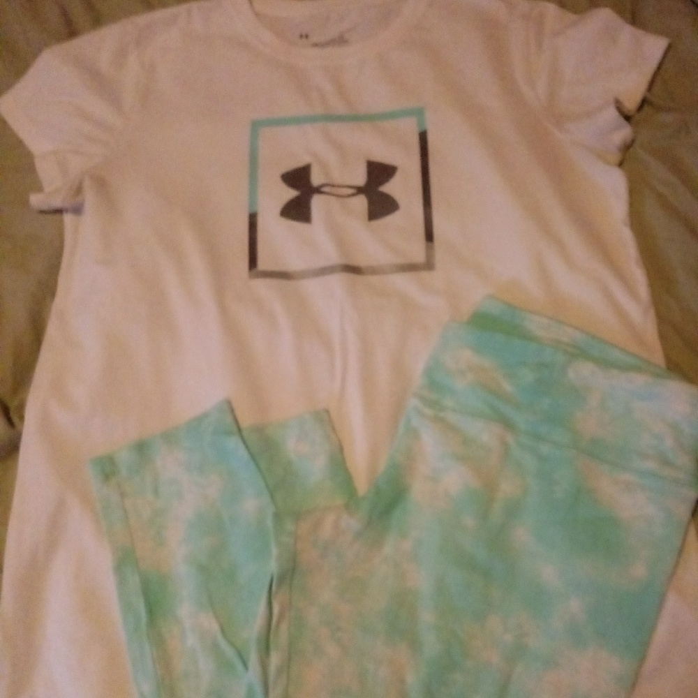 Under Armour sz large top n leggings large